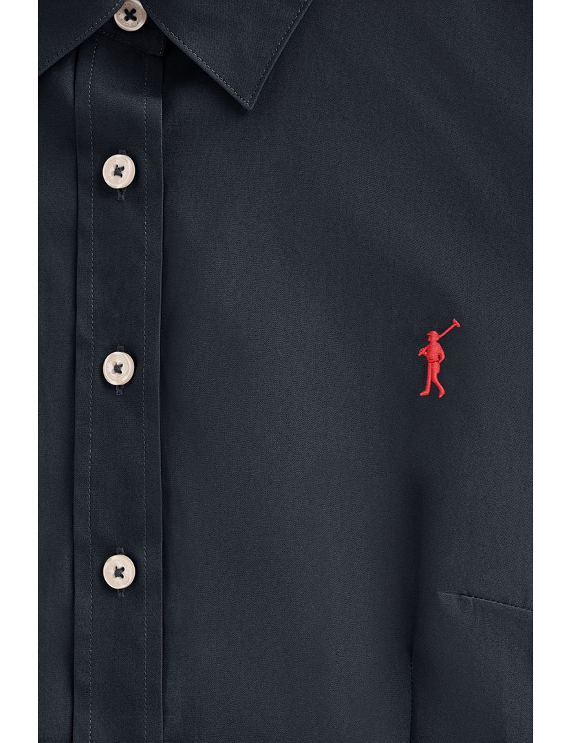 Camisa Manga Comprida Rigby Go Poplin Azul