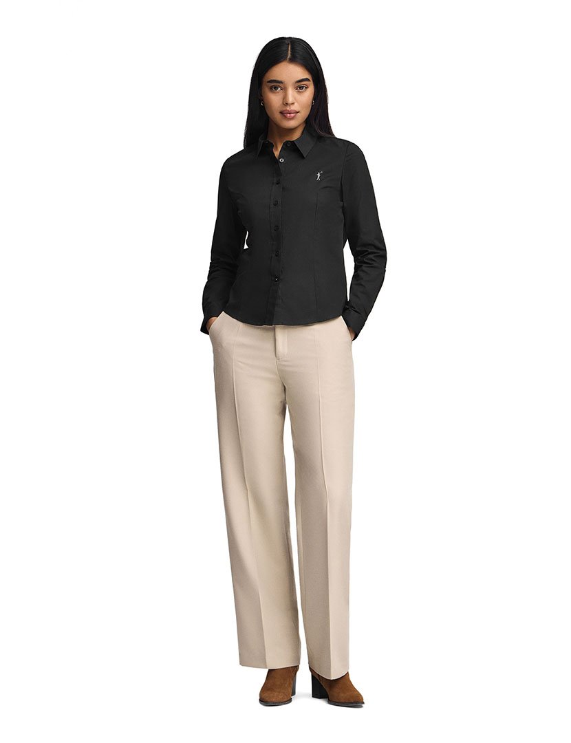 Camisa Manga Comprida Rigby Go Poplin Preto