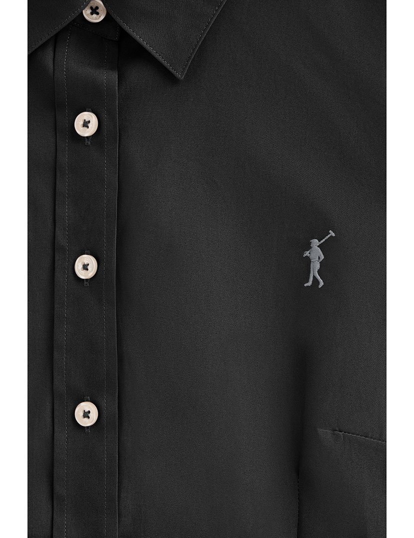 Camisa Manga Comprida Rigby Go Poplin Preto