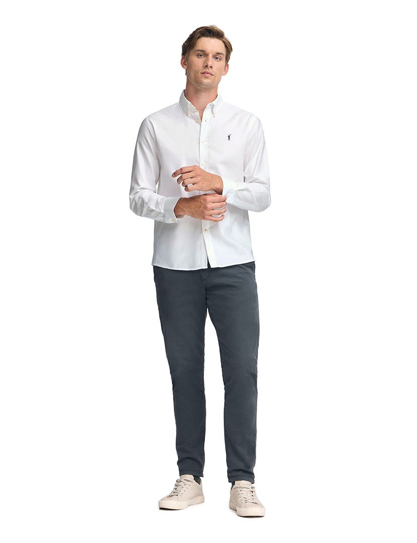 Camisa Manga Comprida Rigby Go Oxford Branco