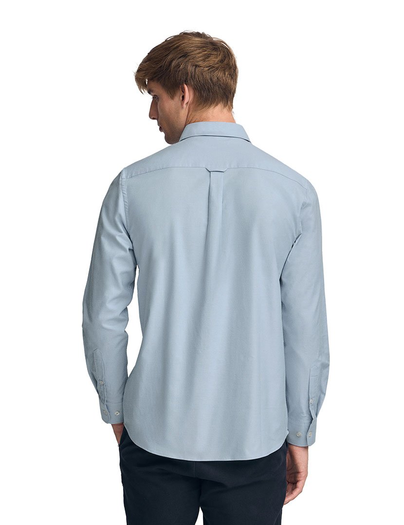 Camisa Manga Comprida Rigby Go Oxford Azul