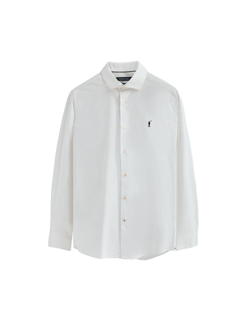 Camisa Manga Comprida Rigby Go Poplin Slim Branco