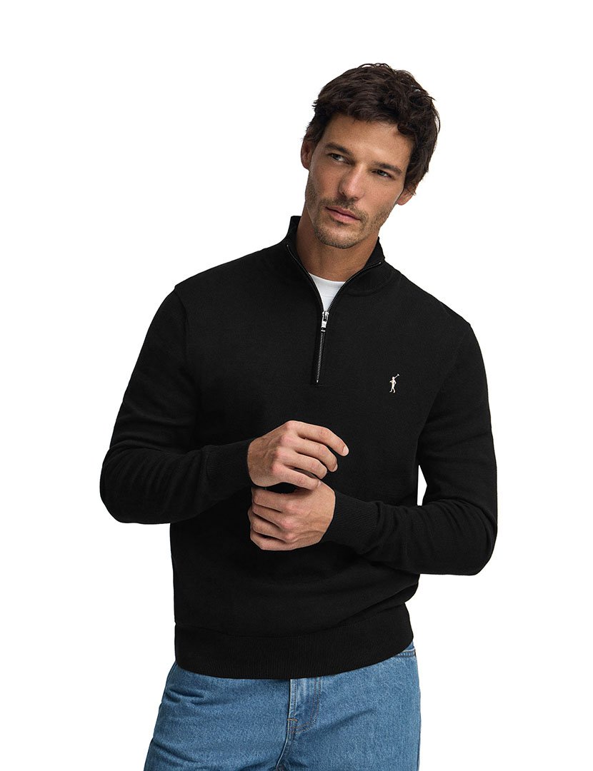 Pullover Rigby Go Zipper Preto