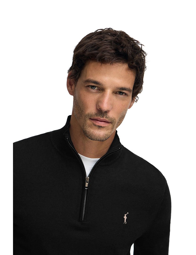 Pullover Rigby Go Zipper Preto