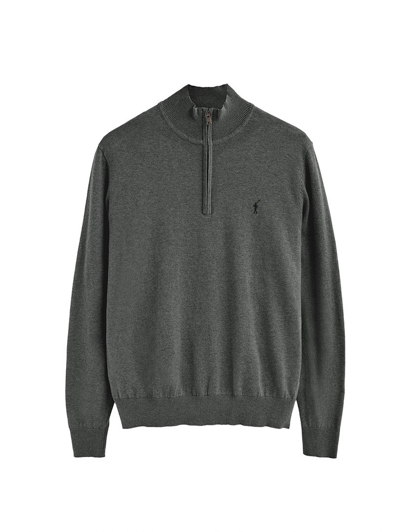 Pullover Rigby Go Zipper Cinzento