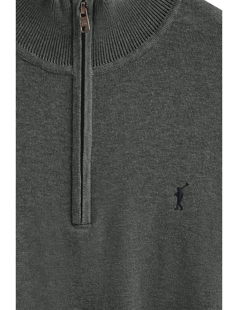 Pullover Rigby Go Zipper Cinzento