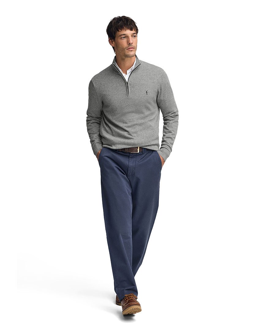 Pullover Rigby Go Zipper Cinza