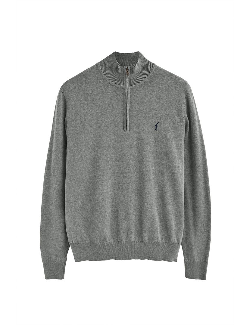 Pullover Rigby Go Zipper Cinza