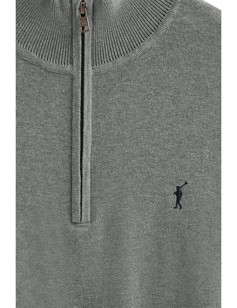 Pullover Rigby Go Zipper Cinza