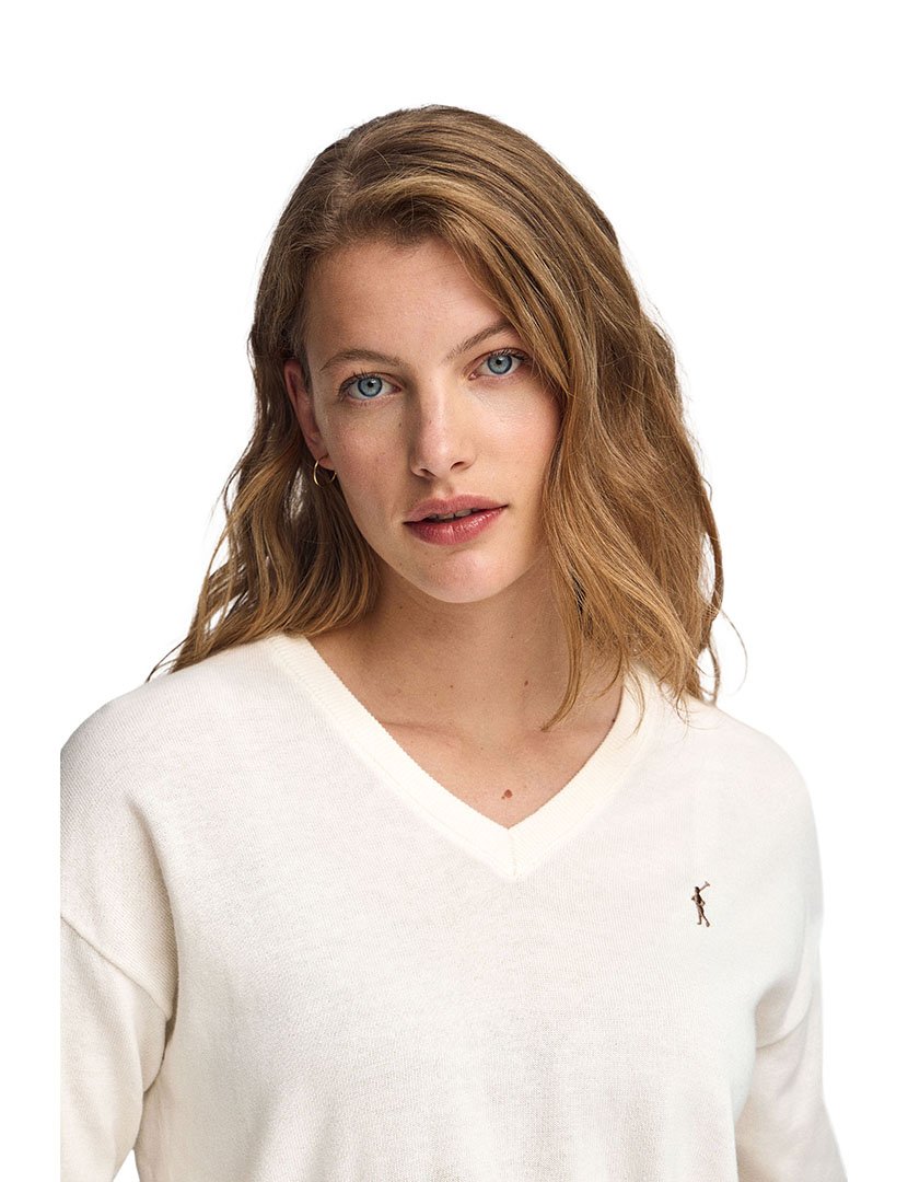 Pullover Rigby Go V Bege
