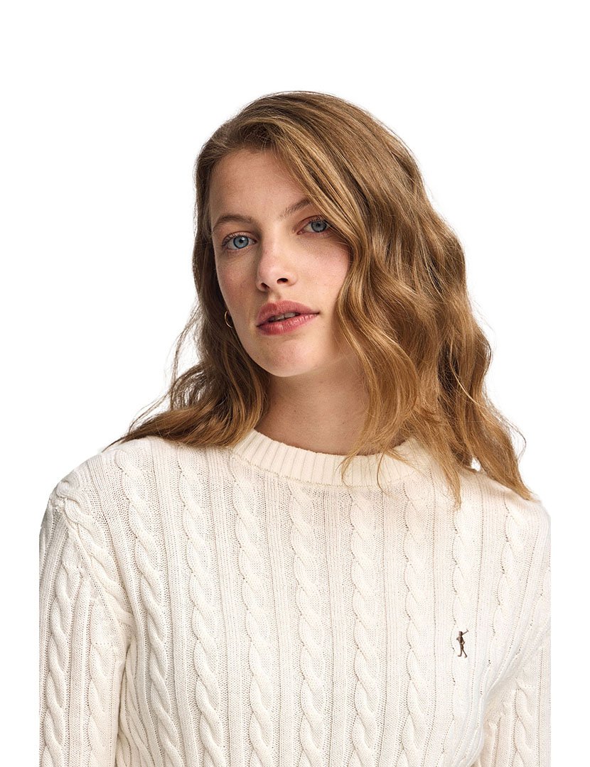 Pullover Rigby Go Cable U Bege