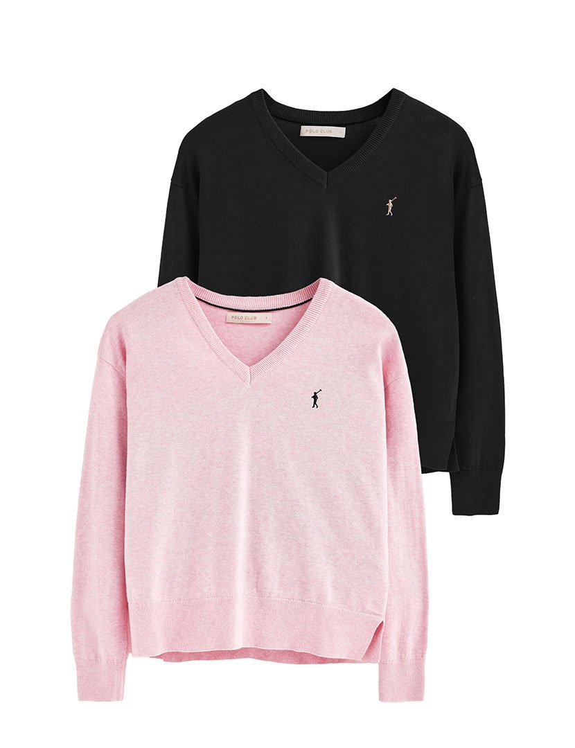 Pak 2 Pullovers Rigby Go V Multicor