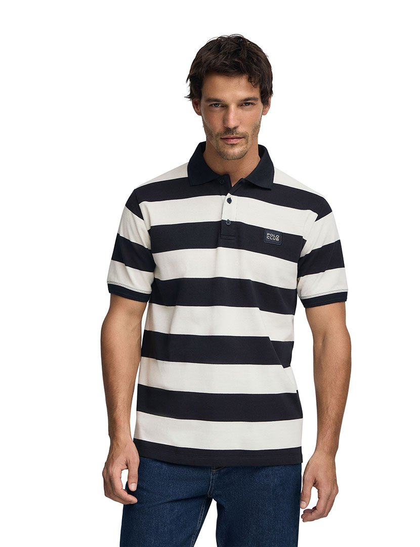 Pólo Manga Curta Cronos Bege