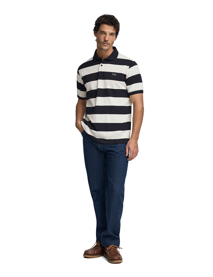 Pólo Manga Curta Cronos Bege