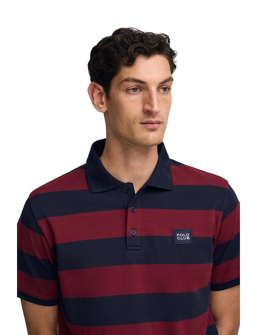 Pólo Manga Curta Cronos Azul