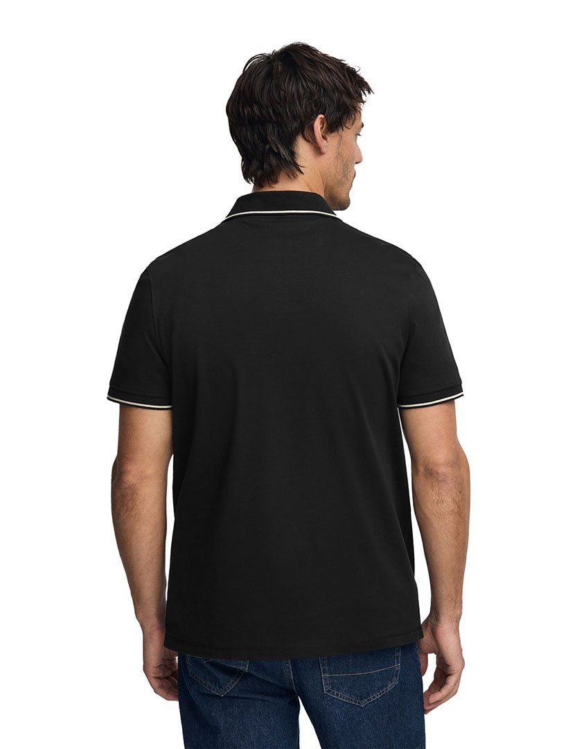 Pólo Manga Curta Perseo Preto