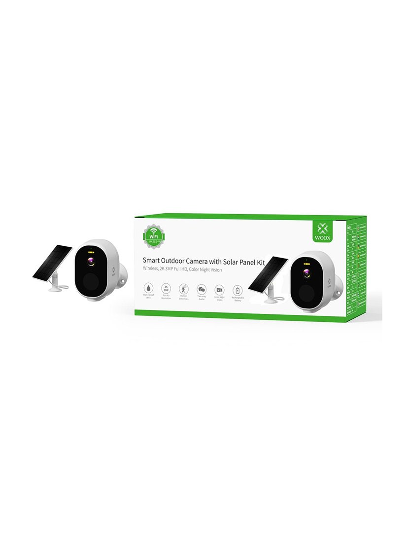 Kit Câmara Segurança Wireless Smart Outdoor Branco
