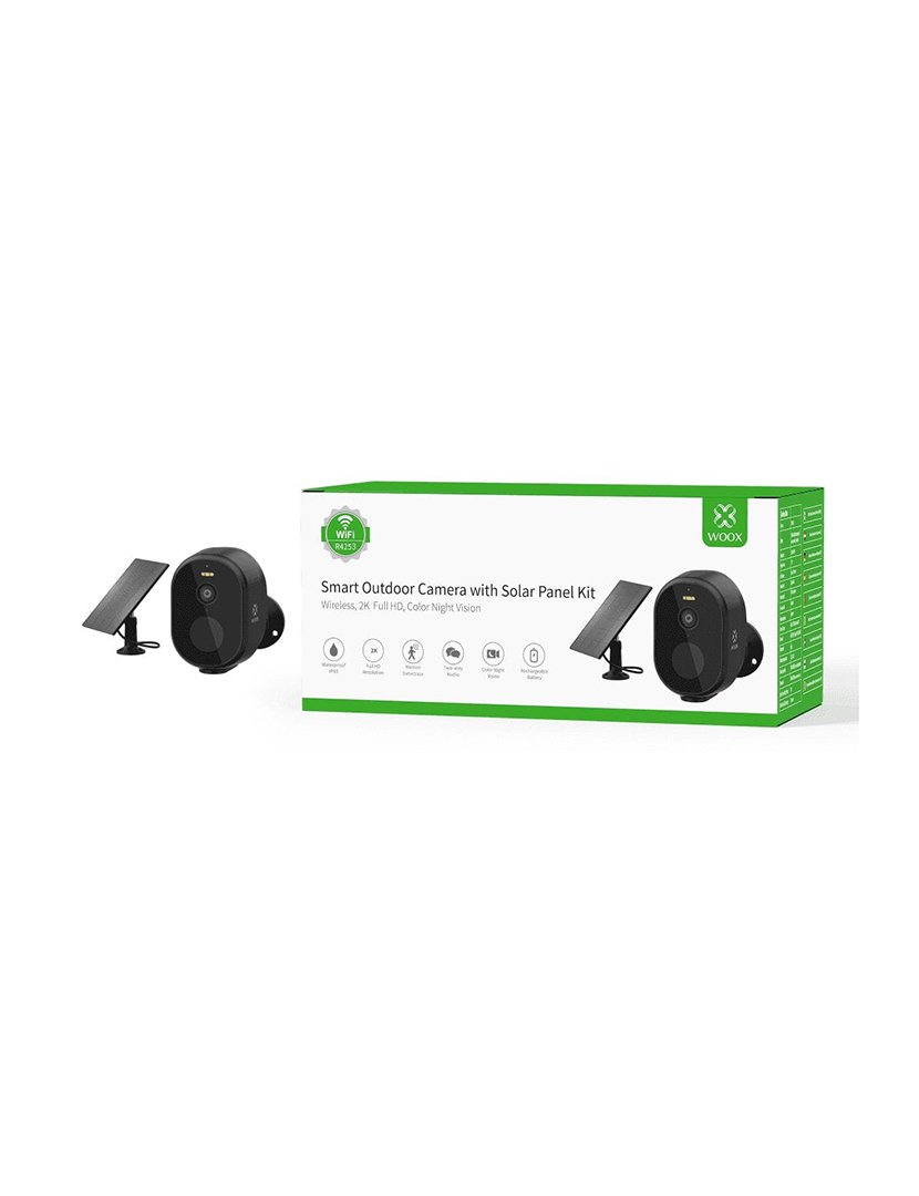 Câmara Segurança Smart Outdoor Preto