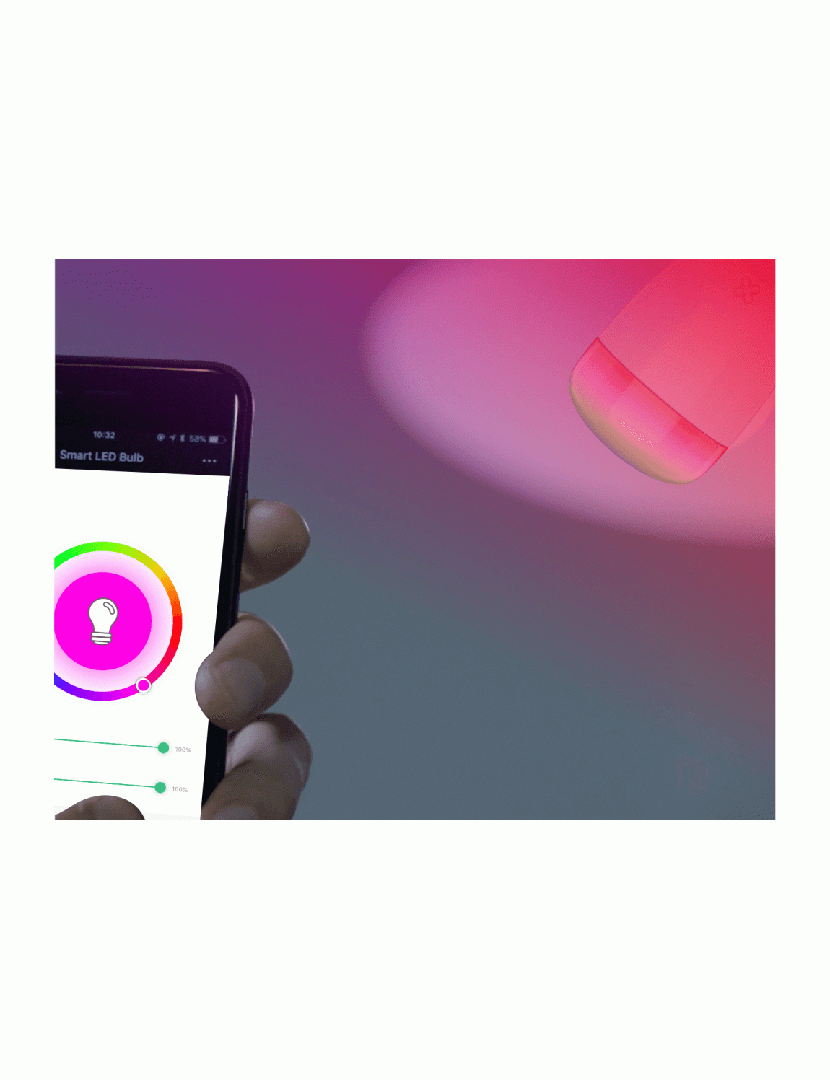 Lâmpada Led Wireless Smart Diamond E27