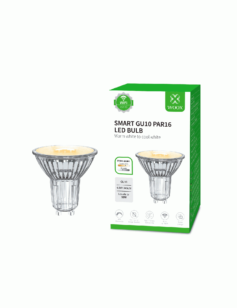 Lâmpada LED Smart PAR16 GU10