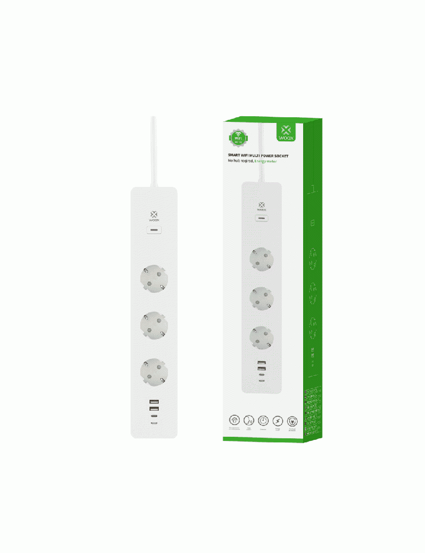 Tomada Tripla Smart EU