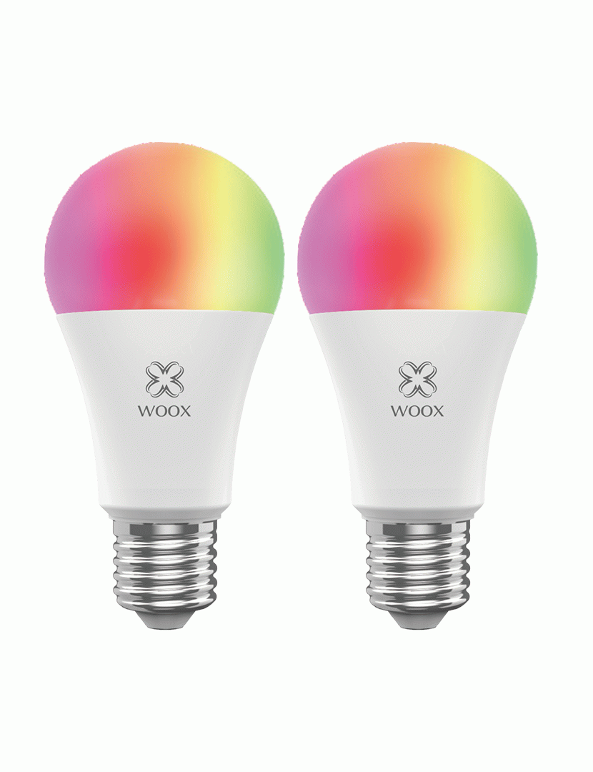 Pack 2 Lâmpadas LED Smart WiFi RGB+CCT E27