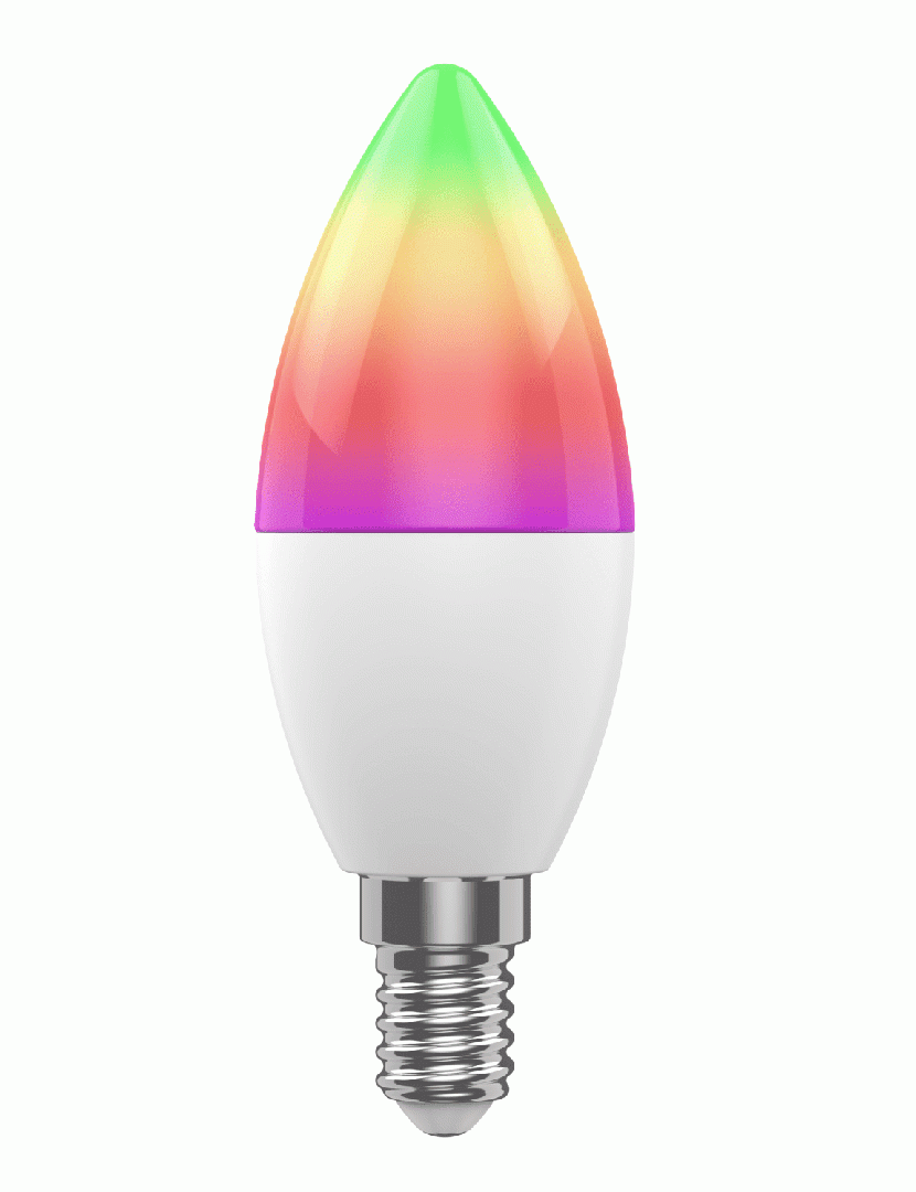 Lâmpada LED Smart WiFi RGB+CCT E14