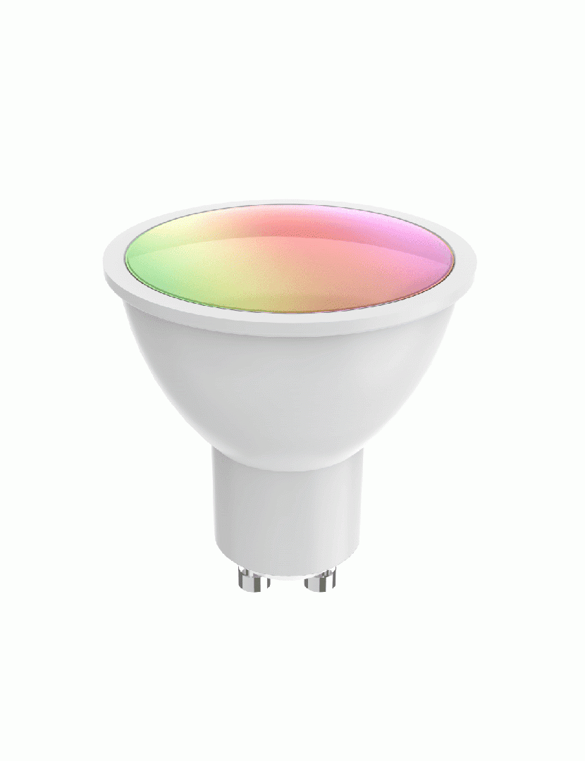 Lâmpada Smart GU10 LED Spot RGB+CCT