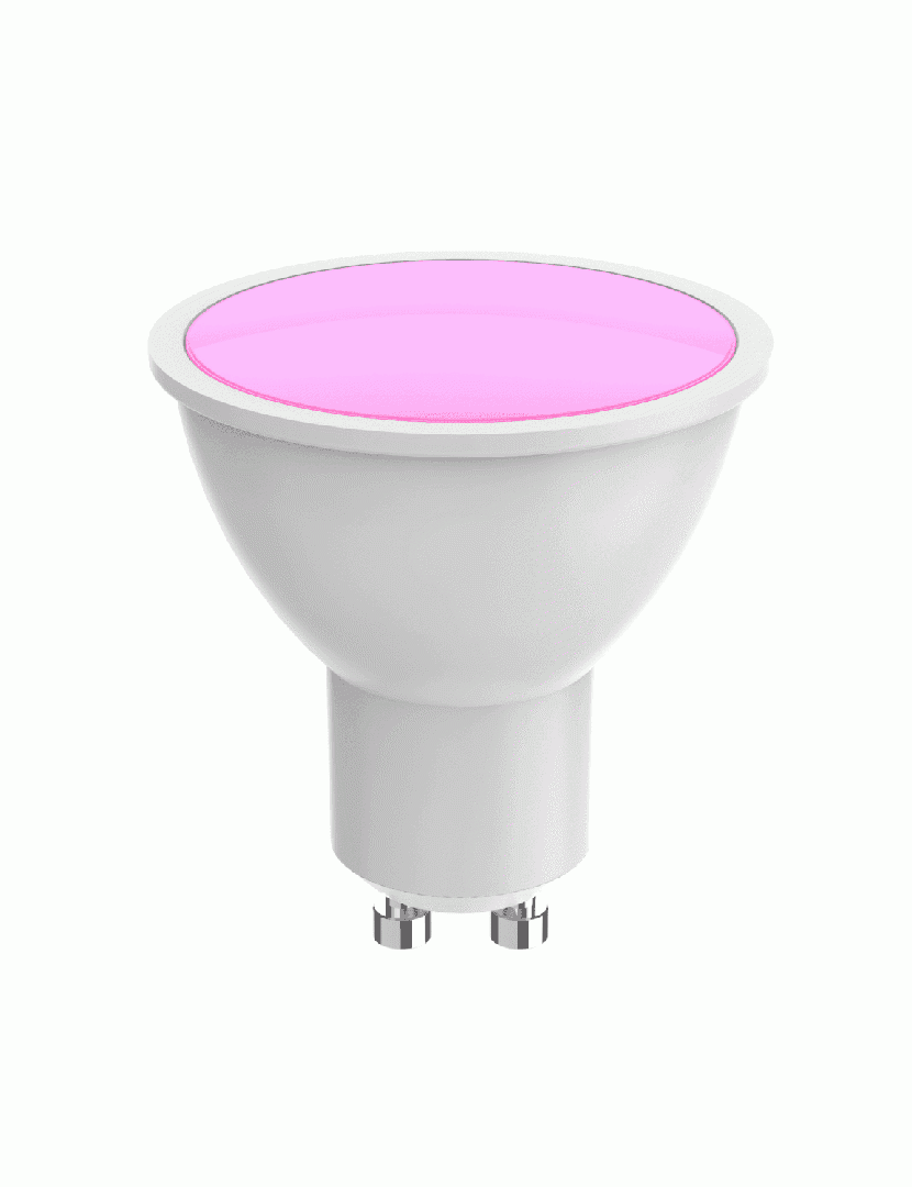 Pack 2 Lâmpadas Smart GU10 LED Spot RGB+CCT