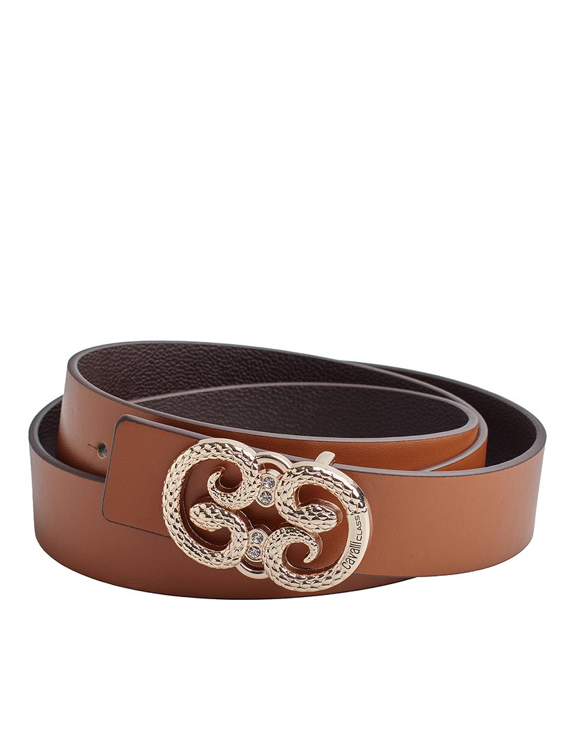 Cinto Reversível com fivela removível Castanho