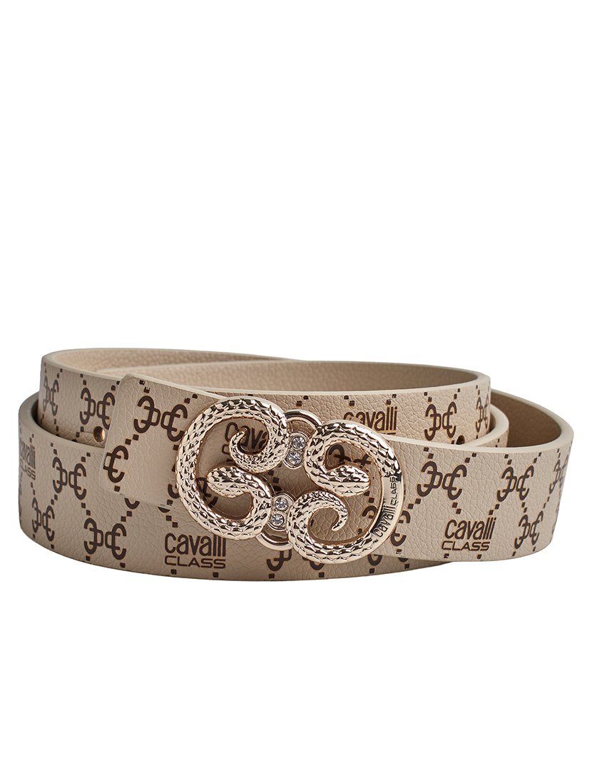 Cinto Reversível com fivela removível Bege