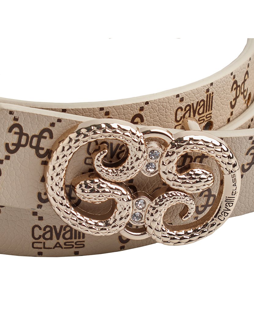 Cinto Reversível com fivela removível Bege