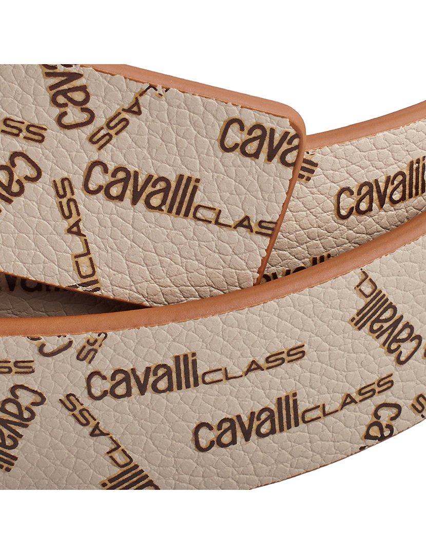 Cinto Reversível com fivela removível Bege-Castanho