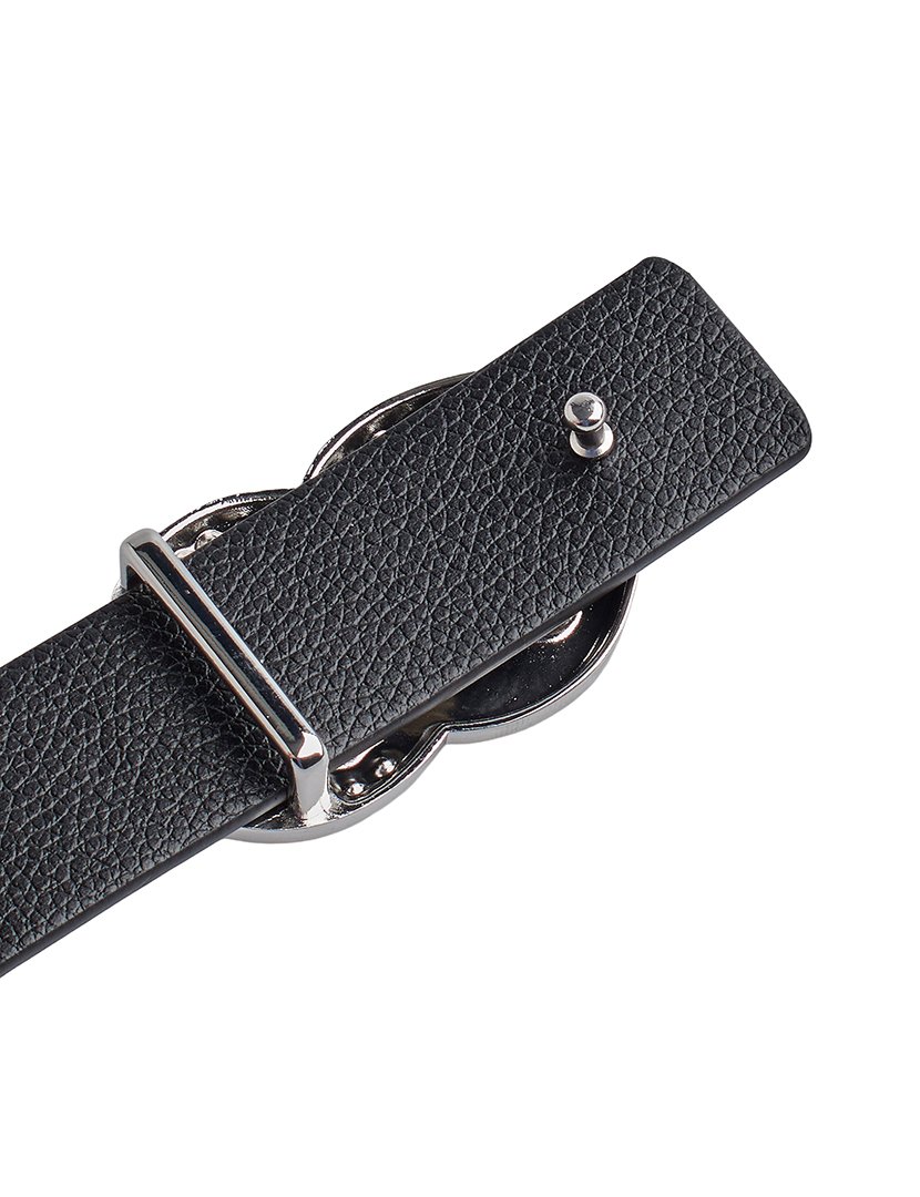 Cinto Reversível com fivela removível Preto