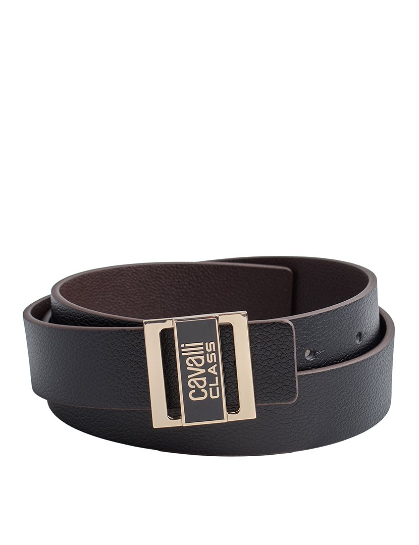 Cinto Reversível com fivela removível Preto-Castanho