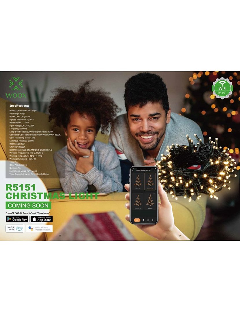 Fita LED Smart Natal 20 m