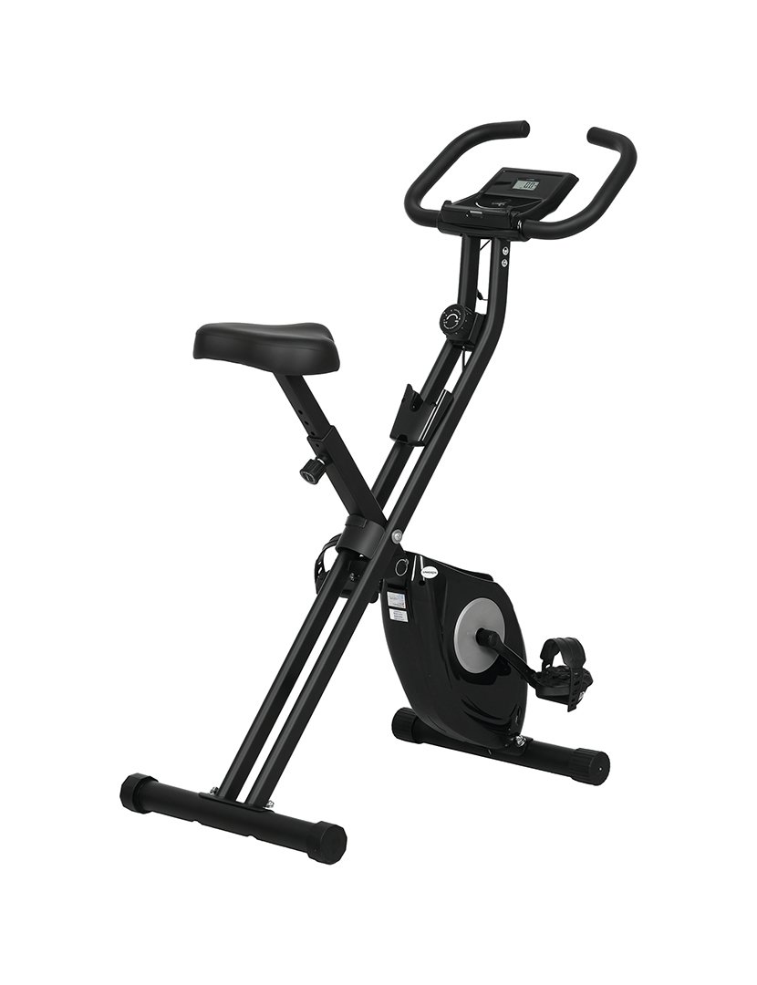 Bicicleta Ergométrica Dobrável Preta
