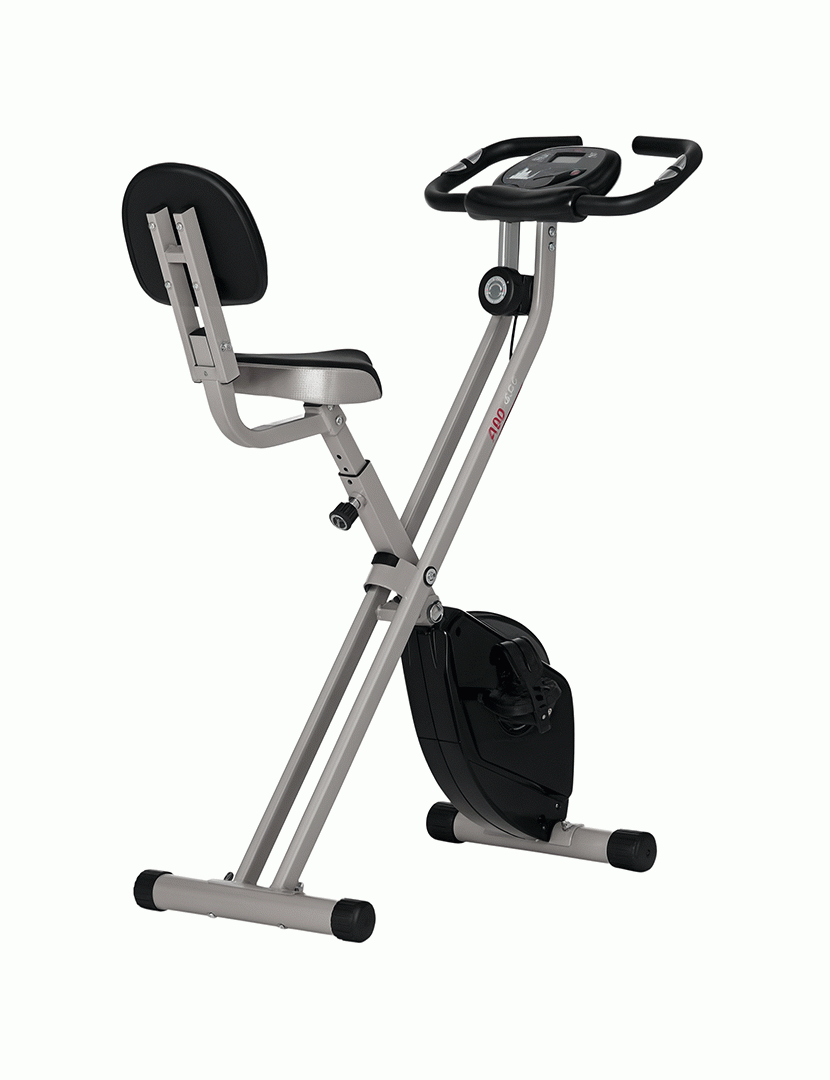 Bicicleta Ergométrica Dobrável Cinza