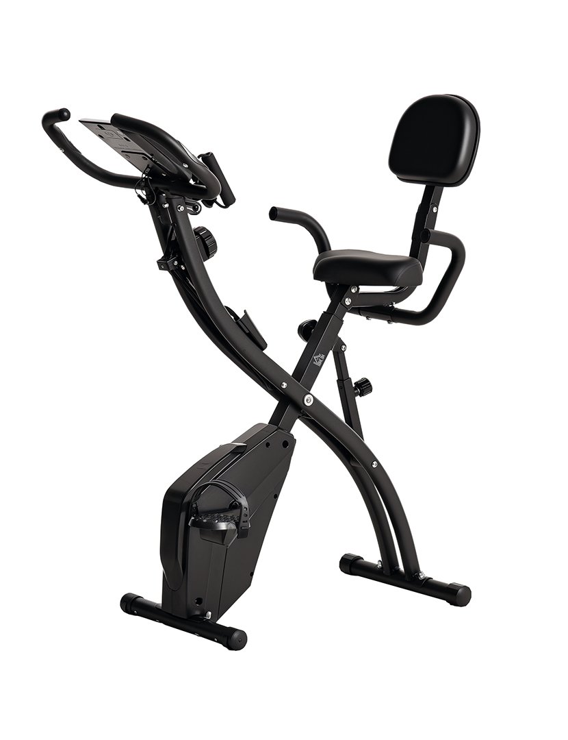 Bicicleta Ergométrica Dobrável Preta