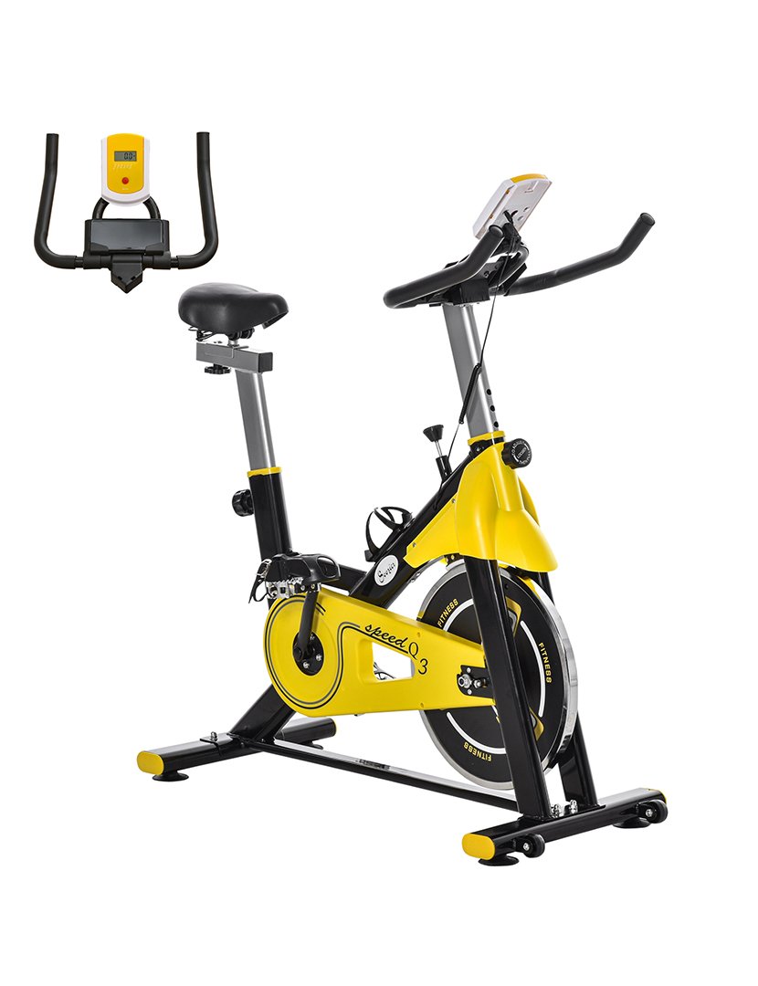 Bicicleta Ergométrica Amarela-Preta