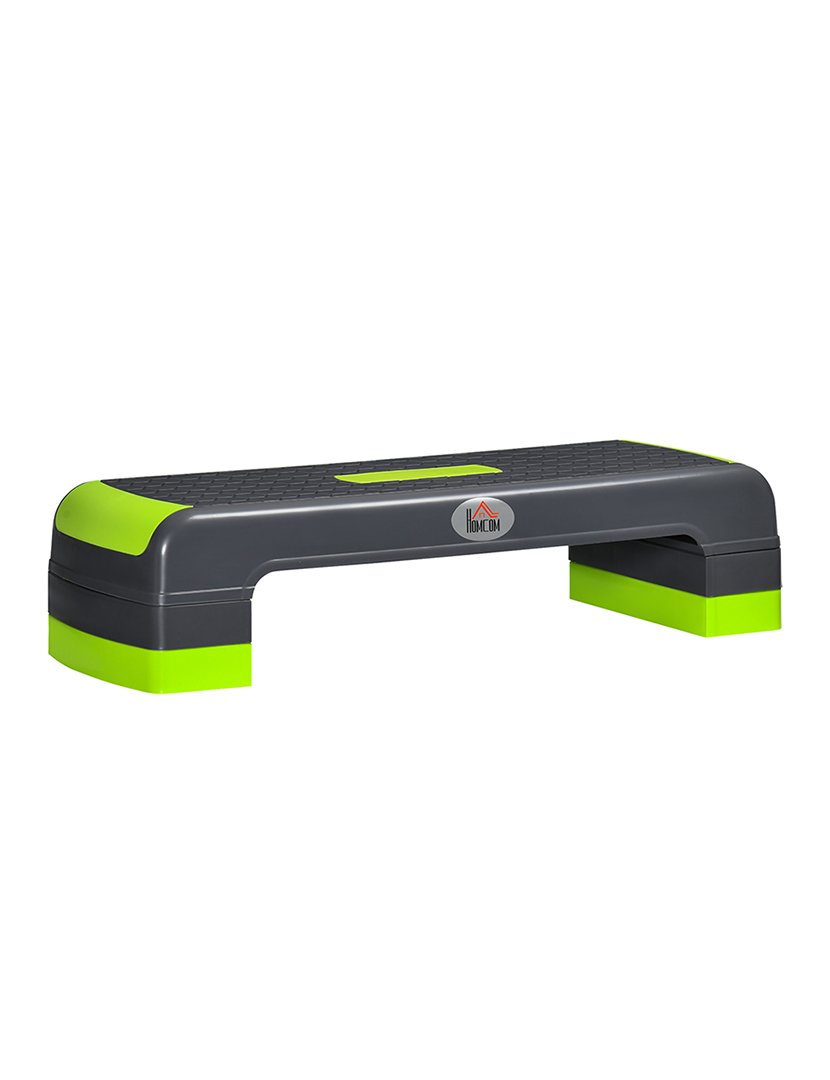 Step de Exercício Aeróbico Cinza-Verde