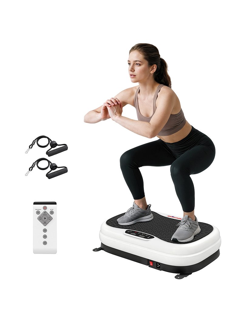 Platafoma Vibratória Preta-Branca