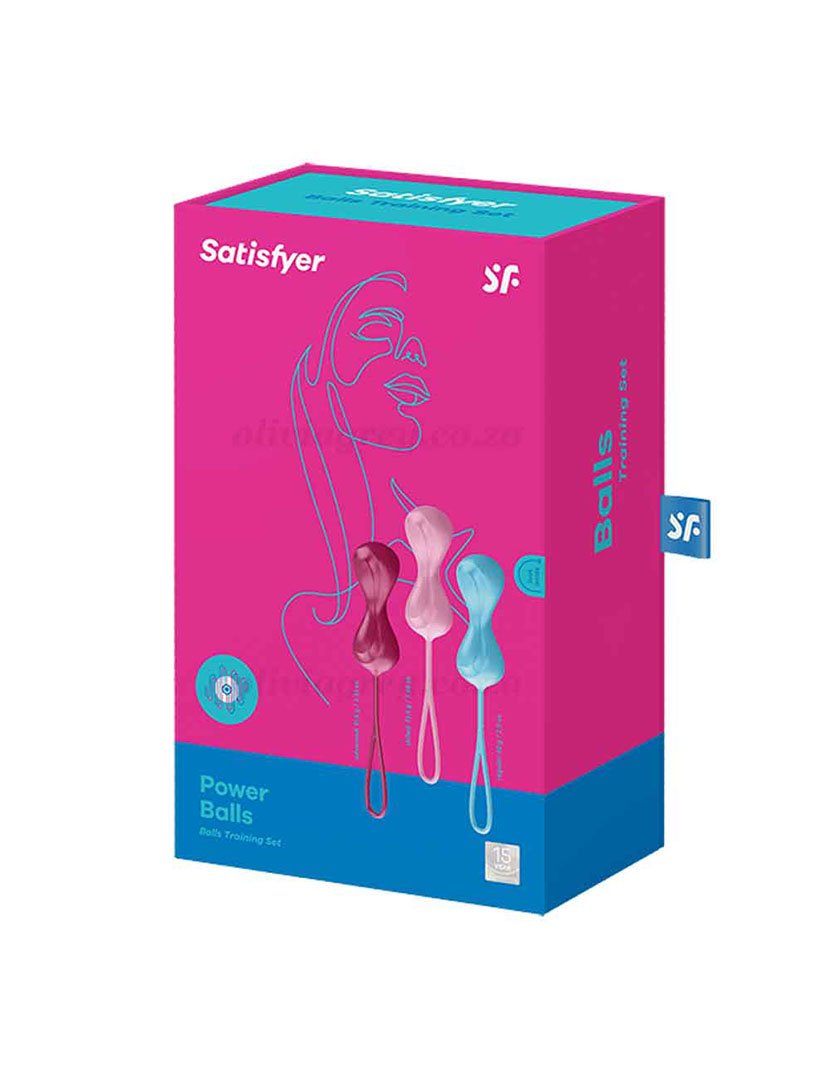 Exercitador de assoalho pélvico V Balls 3 unidades