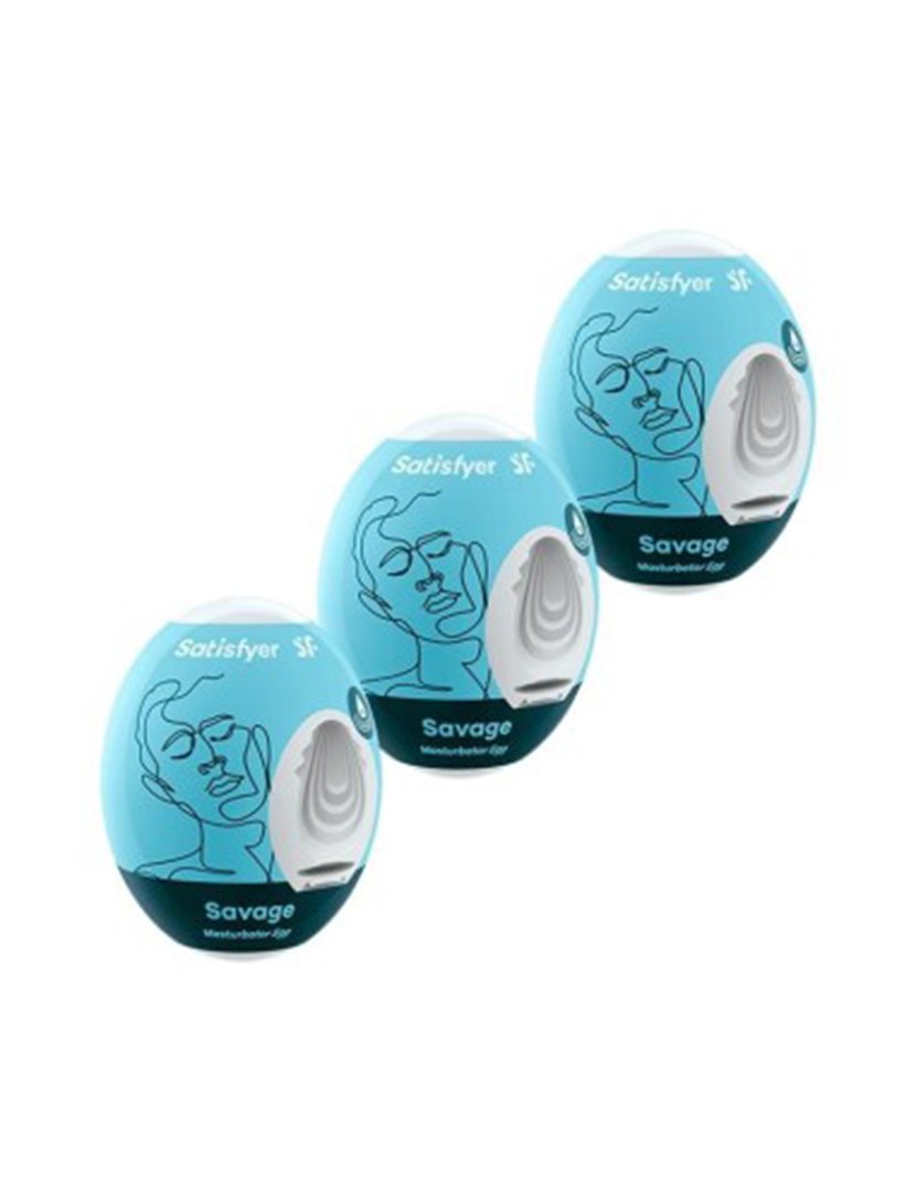3 Ovos Masturbadores Savage