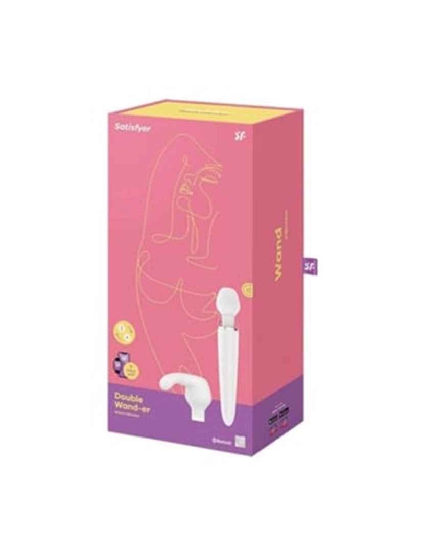 Vibrador Double Wand-er Branco