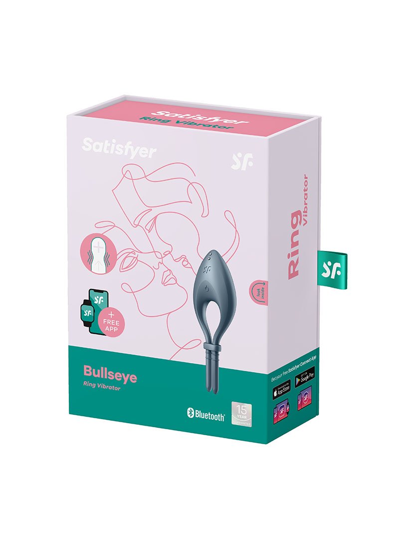 Bullseye Anel Vibrador Cinza