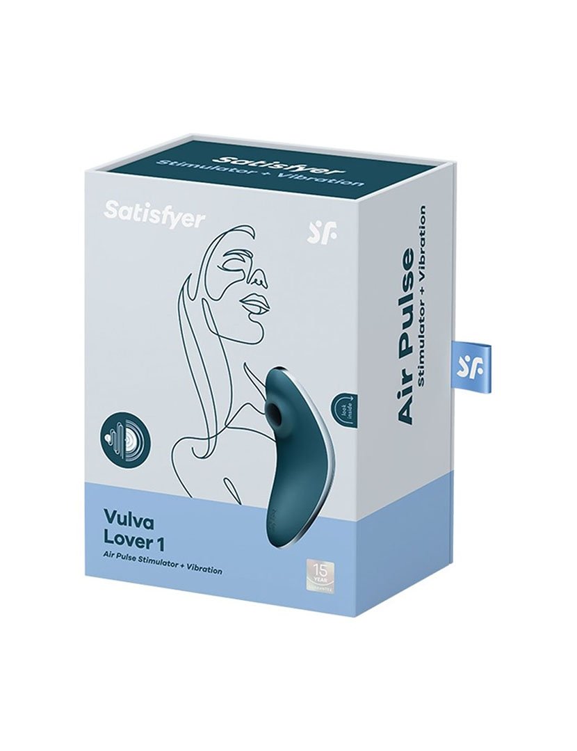 Vulva Lover 1 Estim.Vibrador Azul