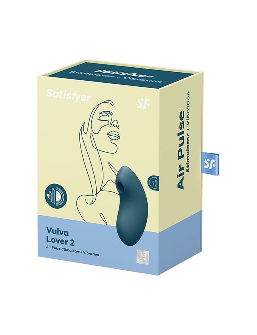 Vulva Lover 2 Estim.Vibrador Azul