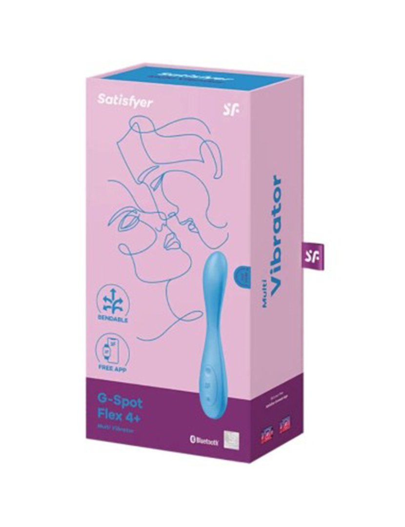Vibrador Multi Gspot Flex 4 Azul