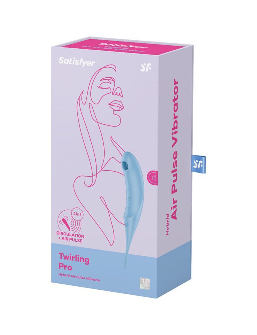 Vibrador Twirling Pro Azul